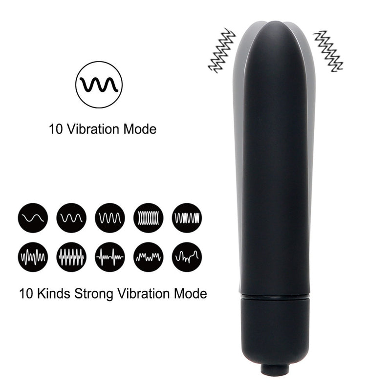 Silicone Plug Bullet Vibrator Butt S/M/L