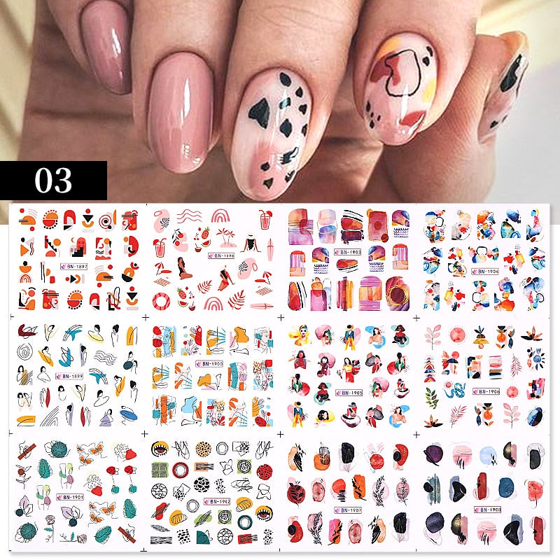 Colorful Nail Stickers