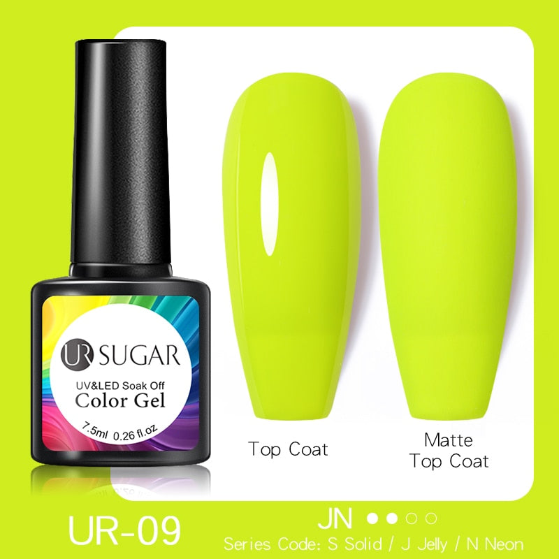 UR SUGAR Green Fluorescent Glow-in-dark Gel Nail Polish