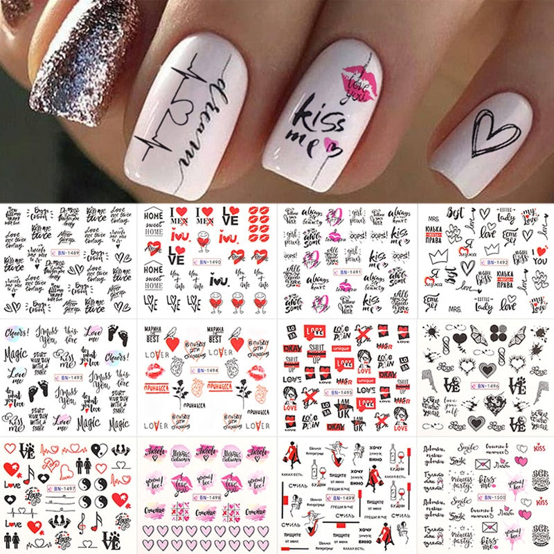 Colorful Nail Stickers