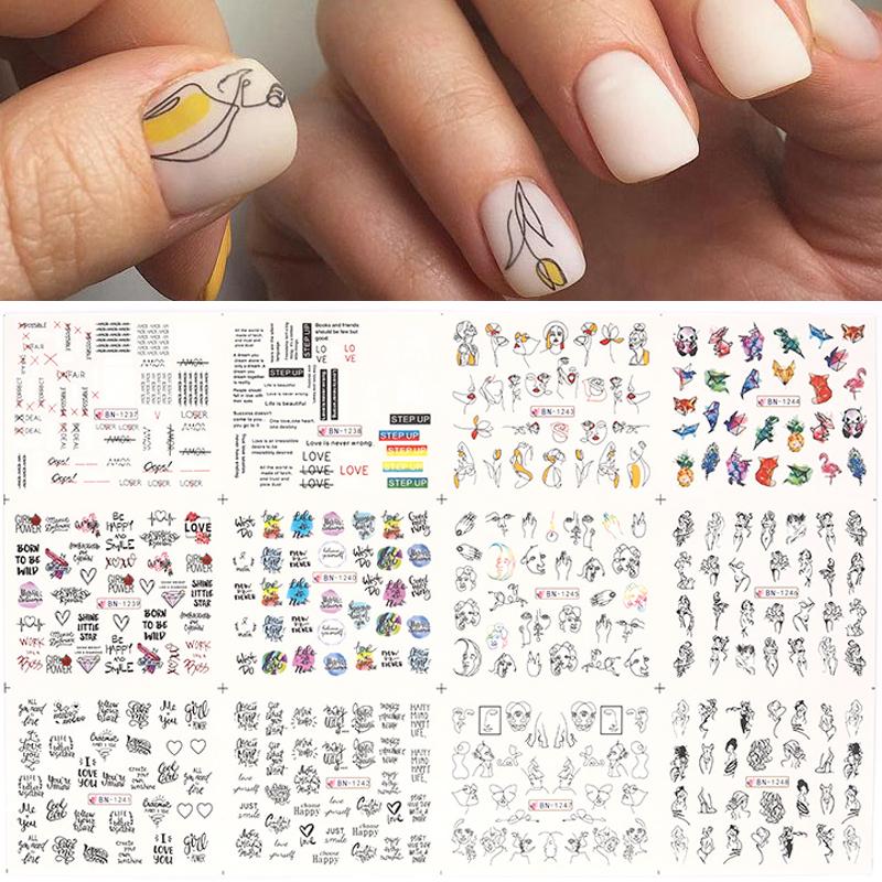 Colorful Nail Stickers