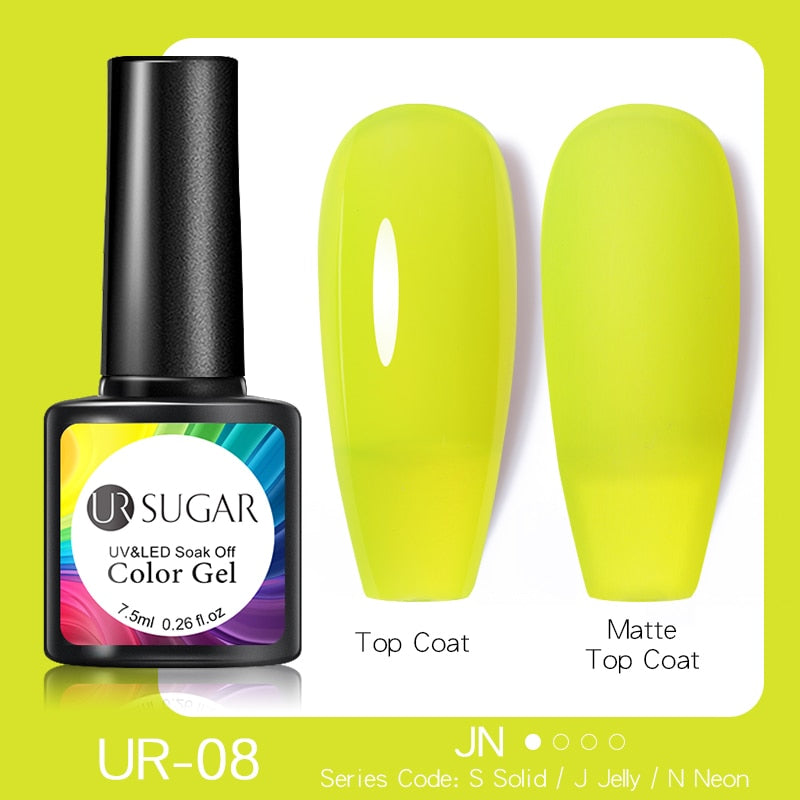 UR SUGAR Green Fluorescent Glow-in-dark Gel Nail Polish