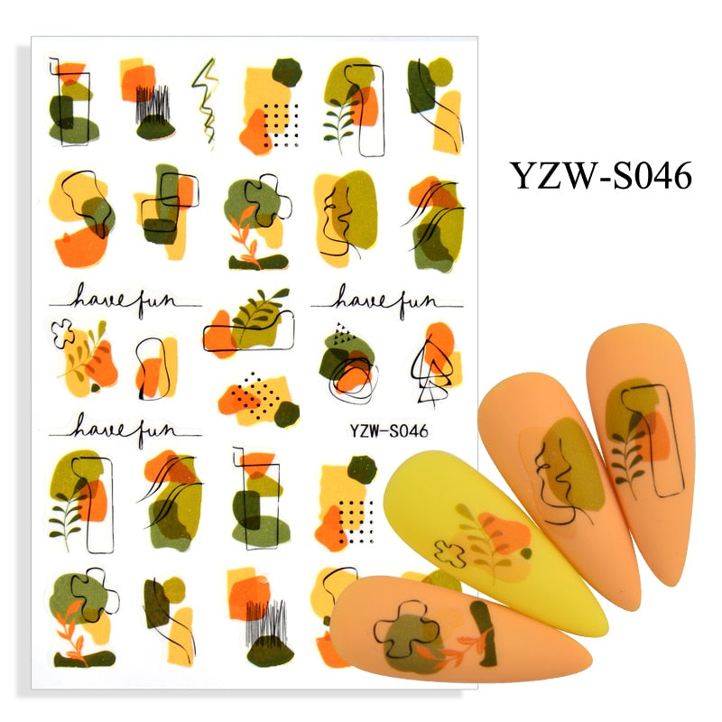 Strap Glue Nail Sticker