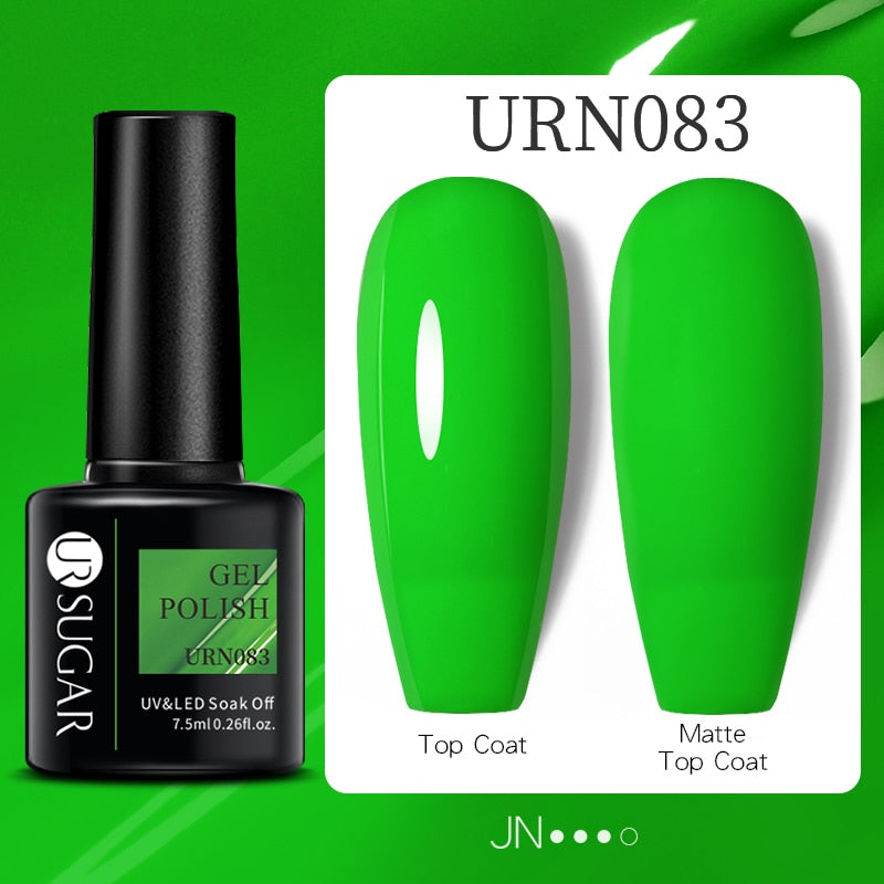 UR SUGAR Green Fluorescent Glow-in-dark Gel Nail Polish