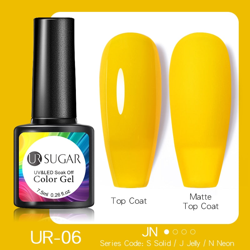 UR SUGAR Green Fluorescent Glow-in-dark Gel Nail Polish