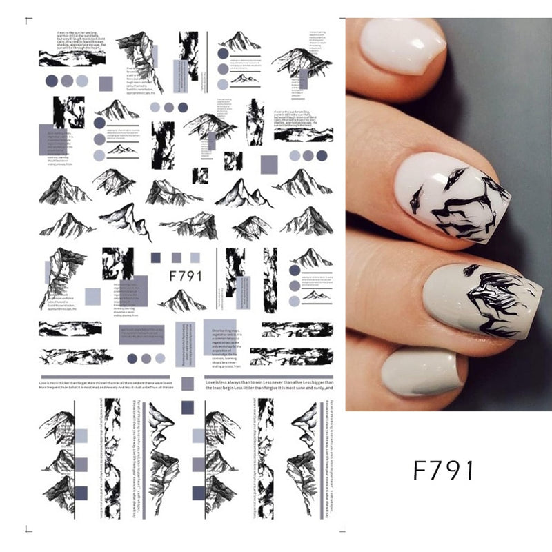 Easter Bunny Nail Stickers Cute Cartoon