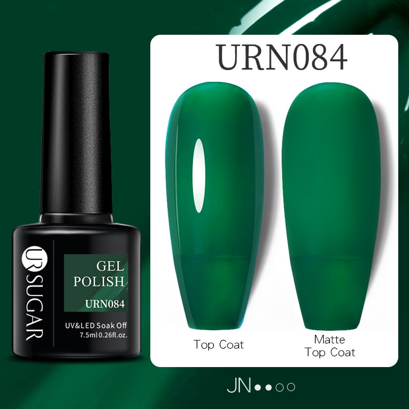 UR SUGAR Green Fluorescent Glow-in-dark Gel Nail Polish