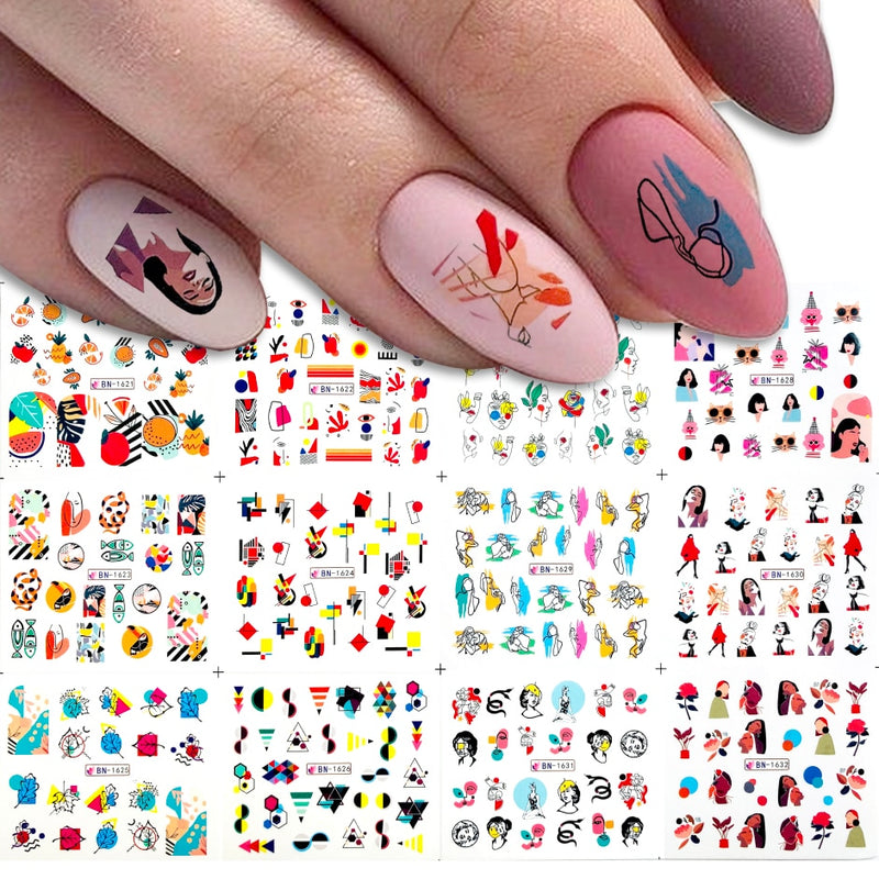 Colorful Nail Stickers