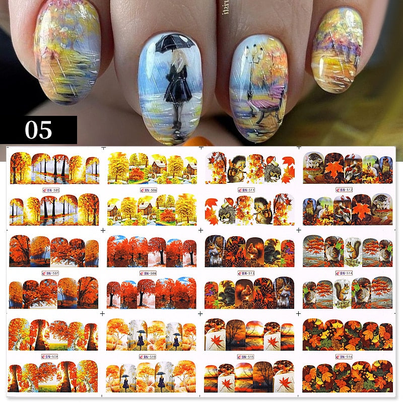 Colorful Nail Stickers