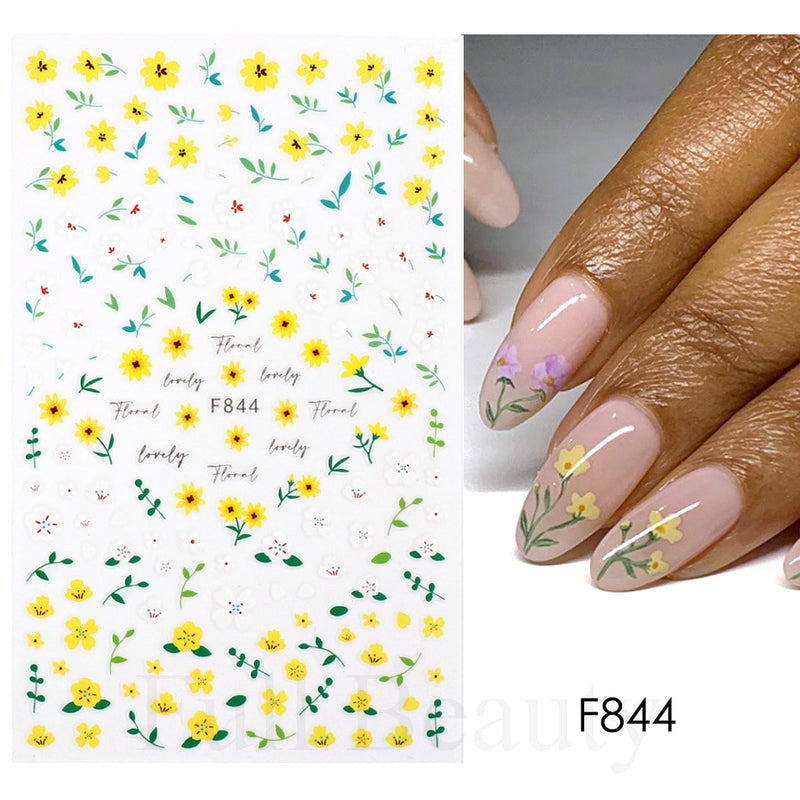 Easter Bunny Nail Stickers Cute Cartoon