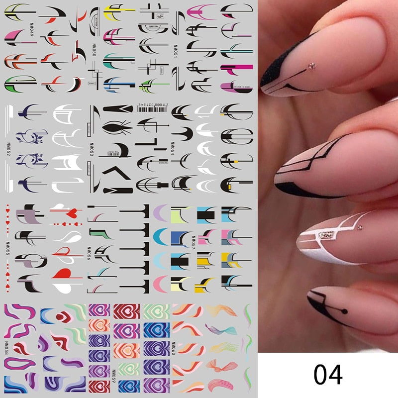 Colorful Nail Stickers