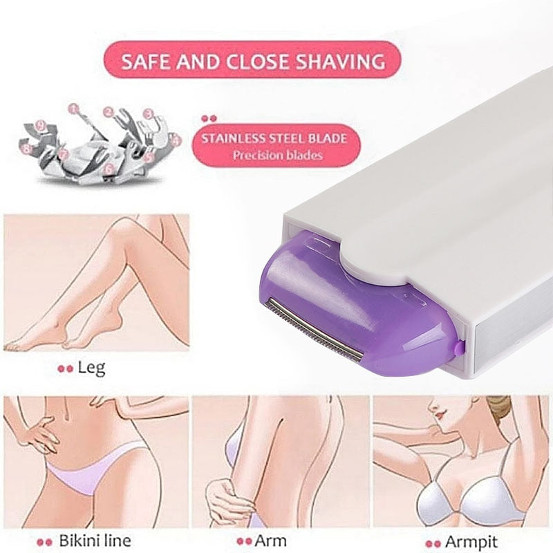 Electric Epilator Women Painless Hair Removal