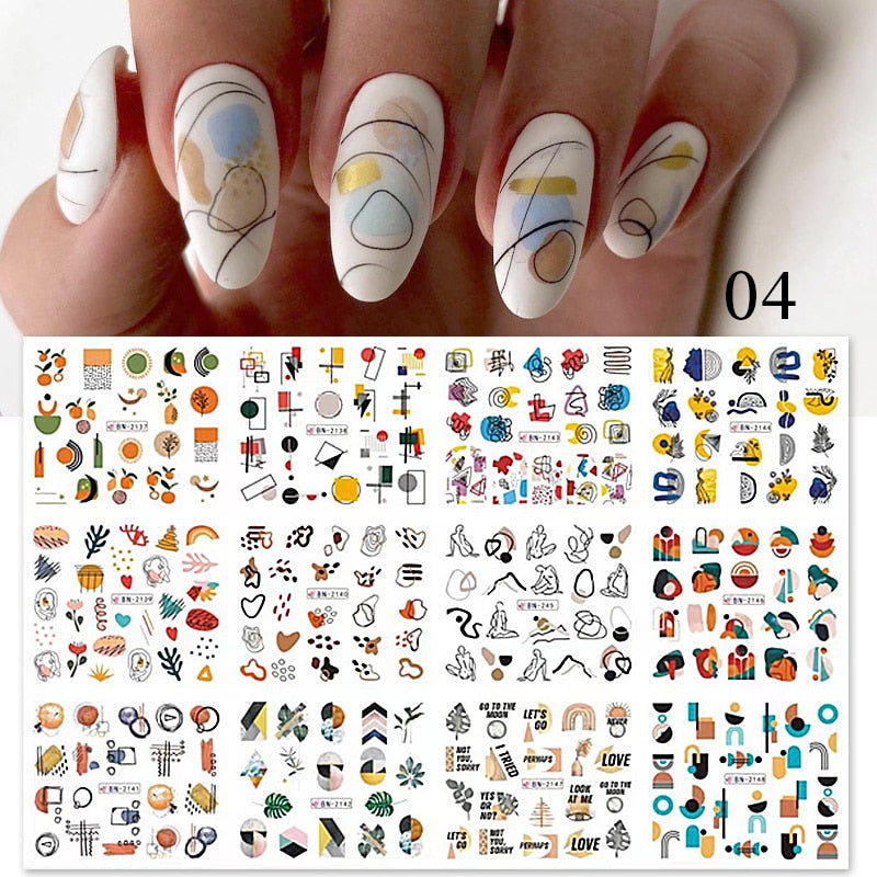 Colorful Nail Stickers