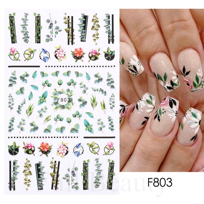 Easter Bunny Nail Stickers Cute Cartoon