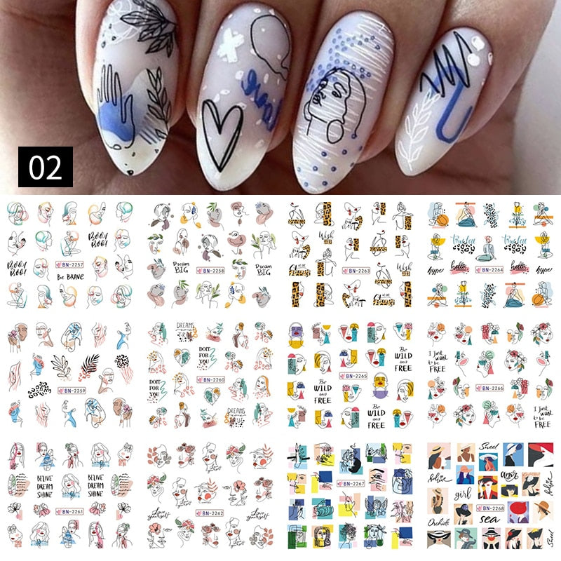 Colorful Nail Stickers