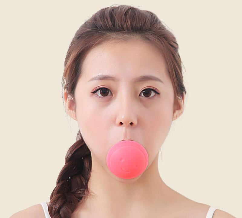 Silica Gel Mouth Jaw Exerciser Slimming Face Lift Tool