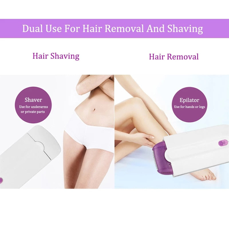 Electric Epilator Women Painless Hair Removal