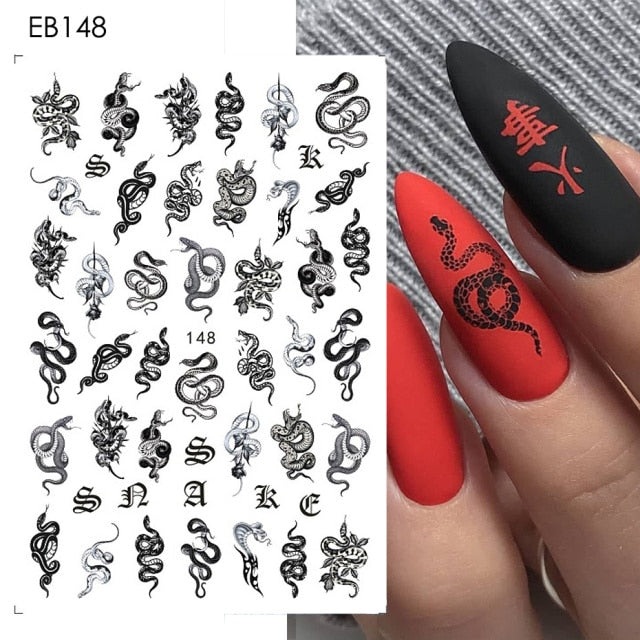 Easter Bunny Nail Stickers Cute Cartoon