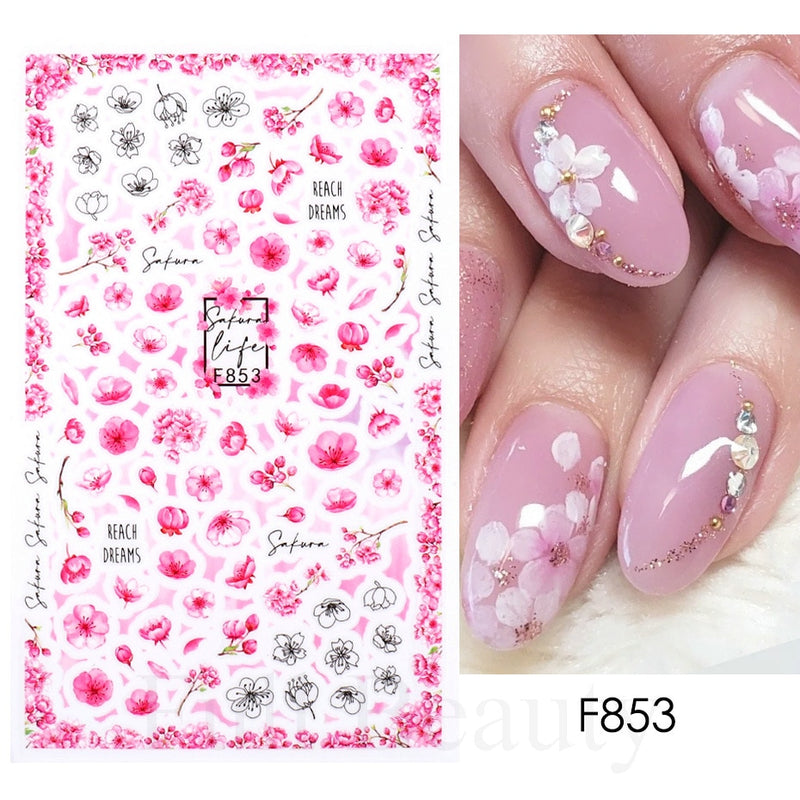 Easter Bunny Nail Stickers Cute Cartoon