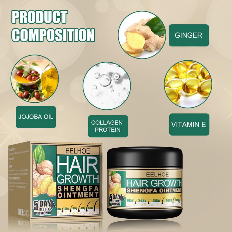 Ginger Hair Growth Cream For Thicker Stronger Longer