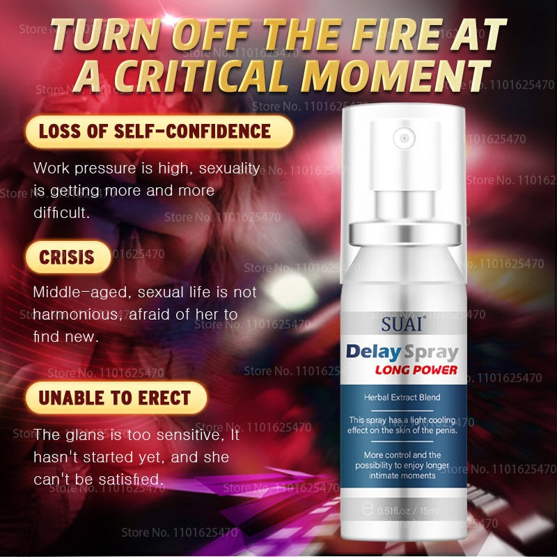 Delay Spray for Men 60 Minutes Long