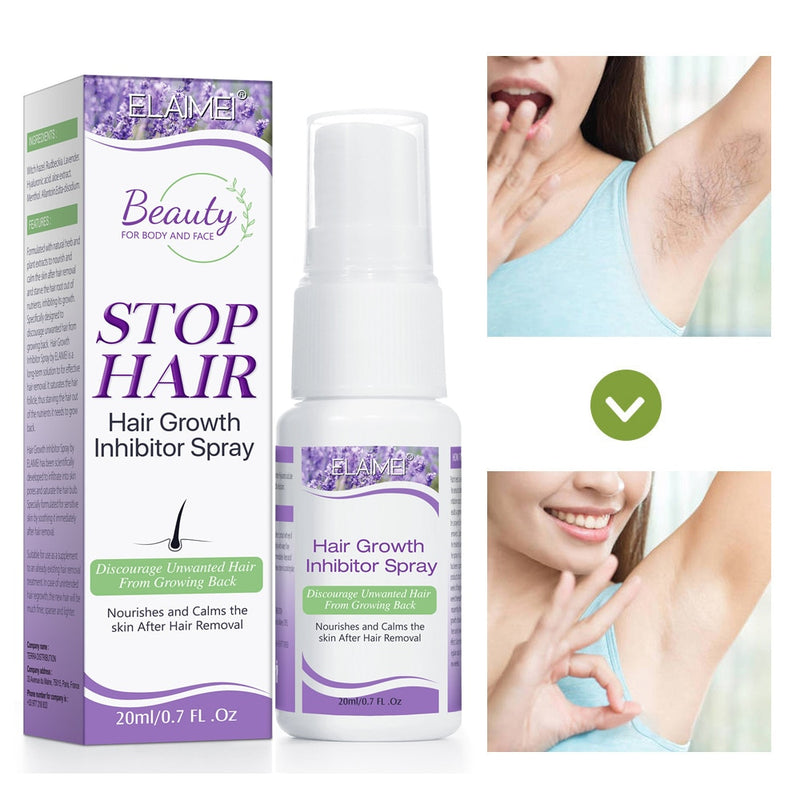 Permanent Hair Growth Removal Inhibitor Spray