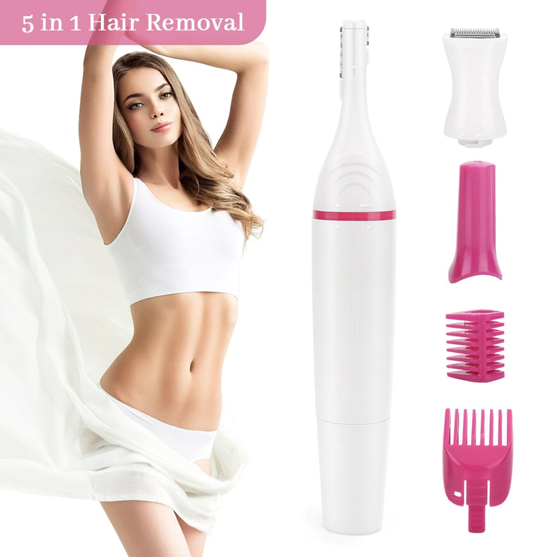 Multifunction Electric Epilator 5 In 1 Mini Shaver