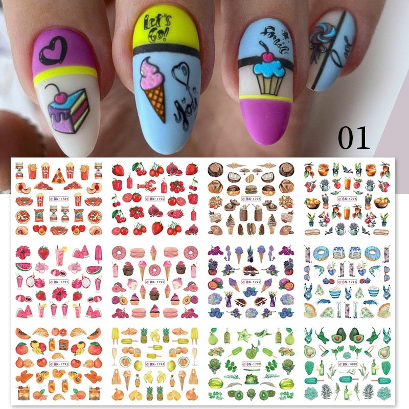 Colorful Nail Stickers