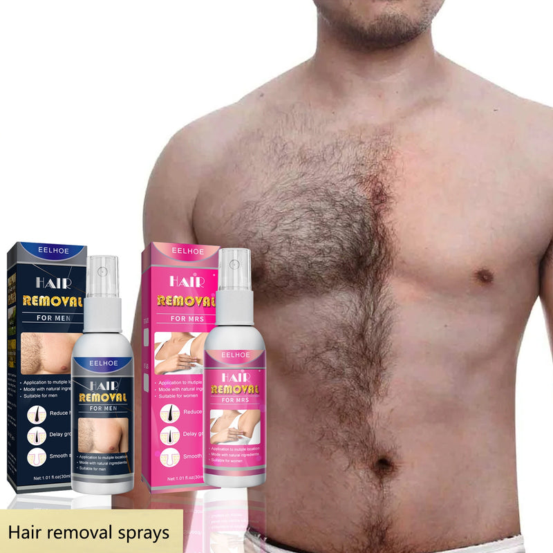 Hair Removal Permanent Inhibitor Spray For Men And Women