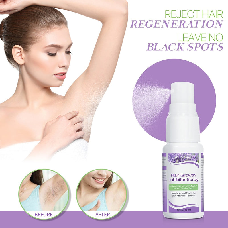 Permanent Hair Growth Removal Inhibitor Spray