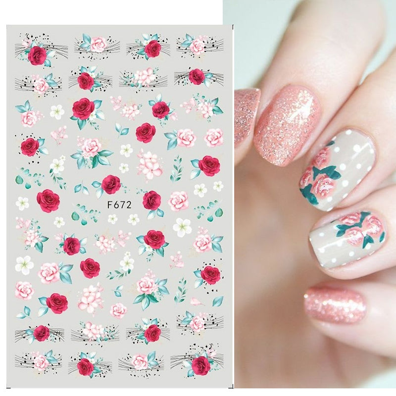 Easter Bunny Nail Stickers Cute Cartoon