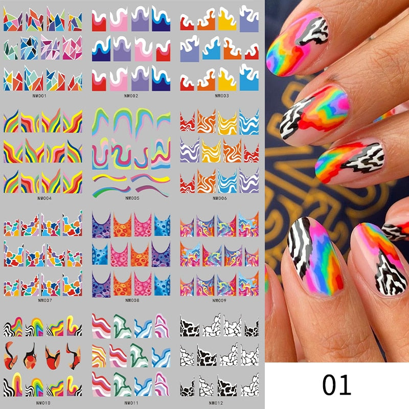 Colorful Nail Stickers