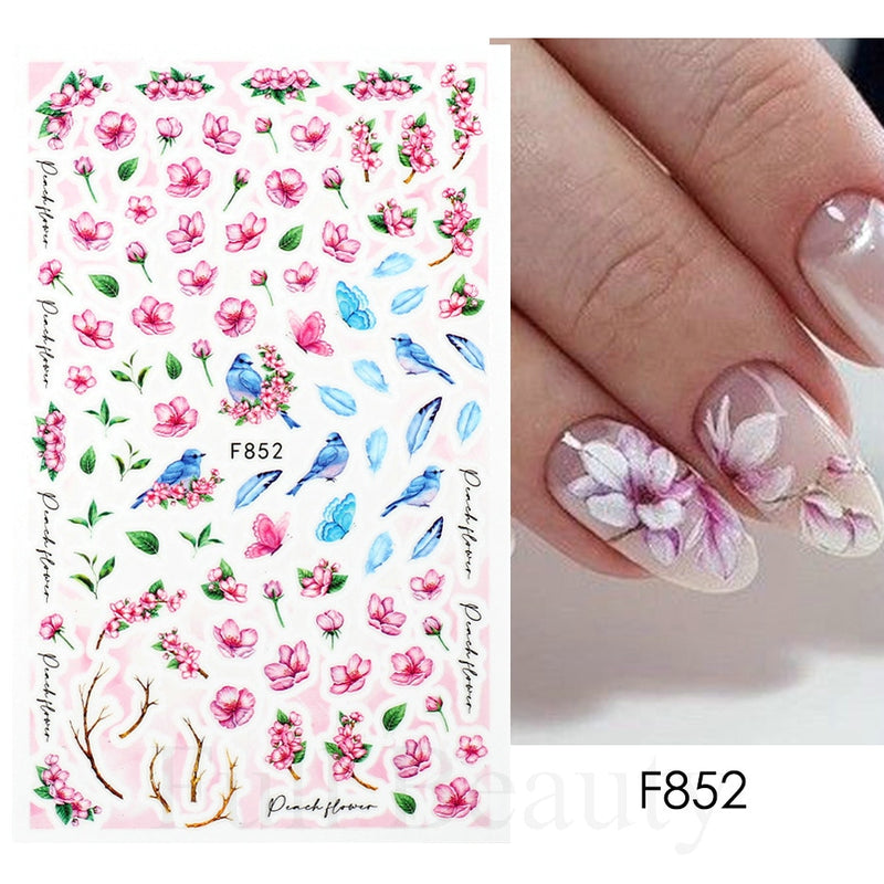 Easter Bunny Nail Stickers Cute Cartoon