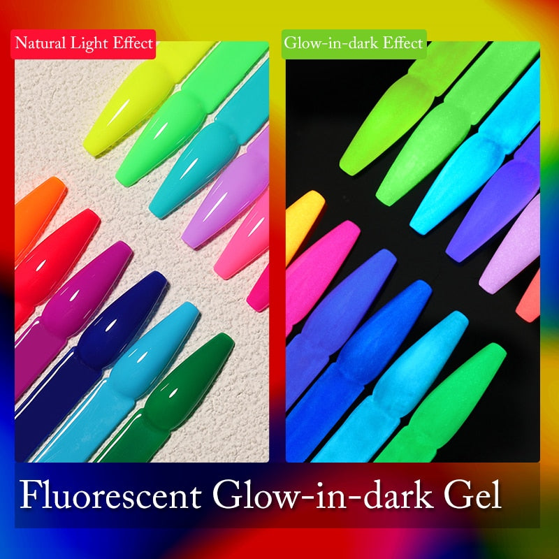 UR SUGAR Green Fluorescent Glow-in-dark Gel Nail Polish