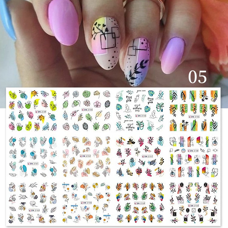 Colorful Nail Stickers