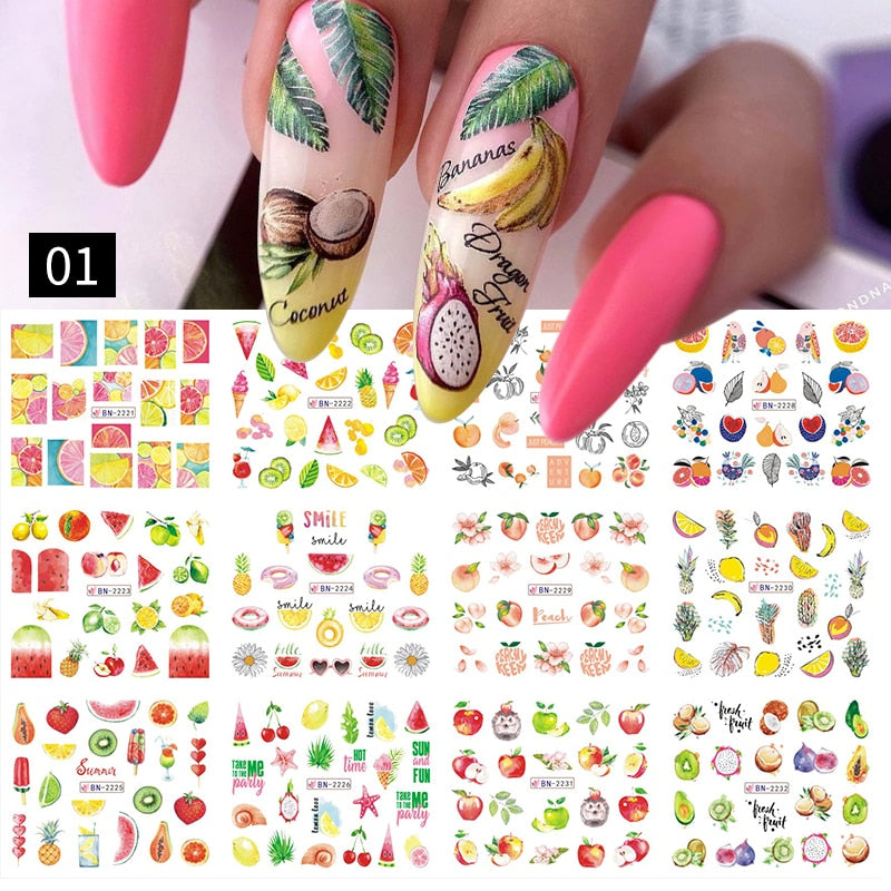 Colorful Nail Stickers