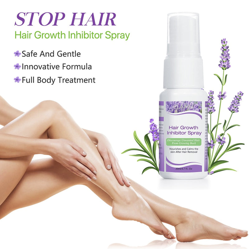 Permanent Hair Growth Removal Inhibitor Spray