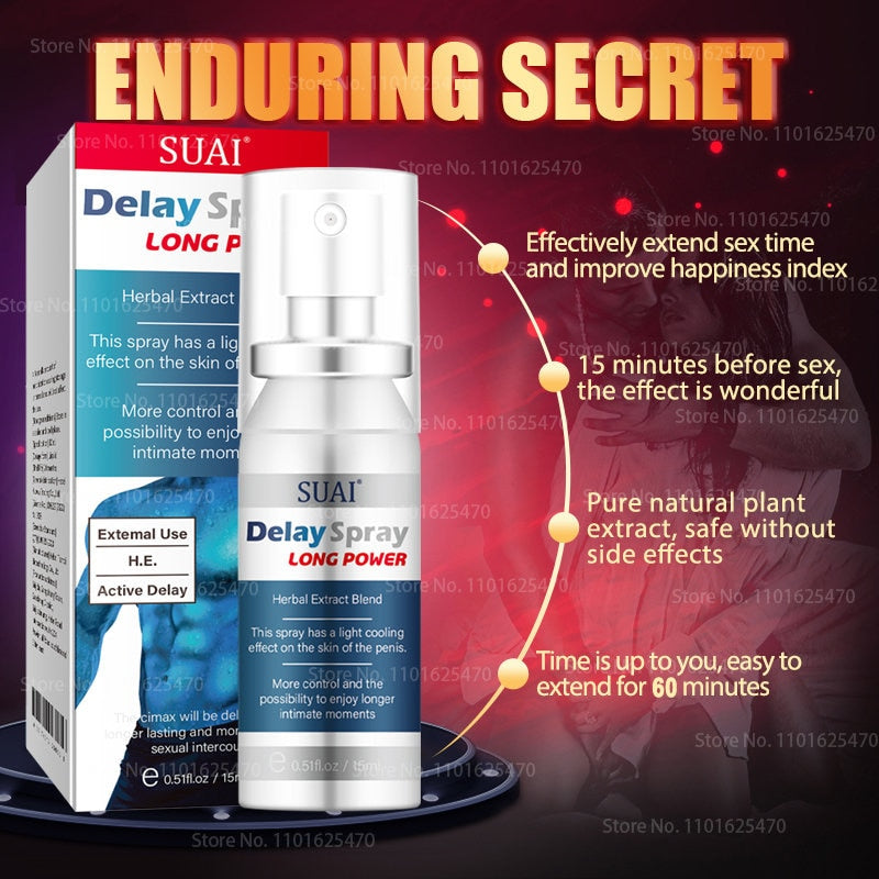 Delay Spray for Men 60 Minutes Long