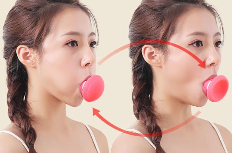 Silica Gel Mouth Jaw Exerciser Slimming Face Lift Tool