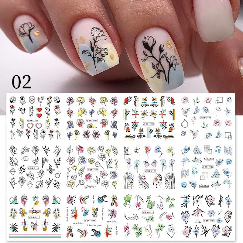 Colorful Nail Stickers