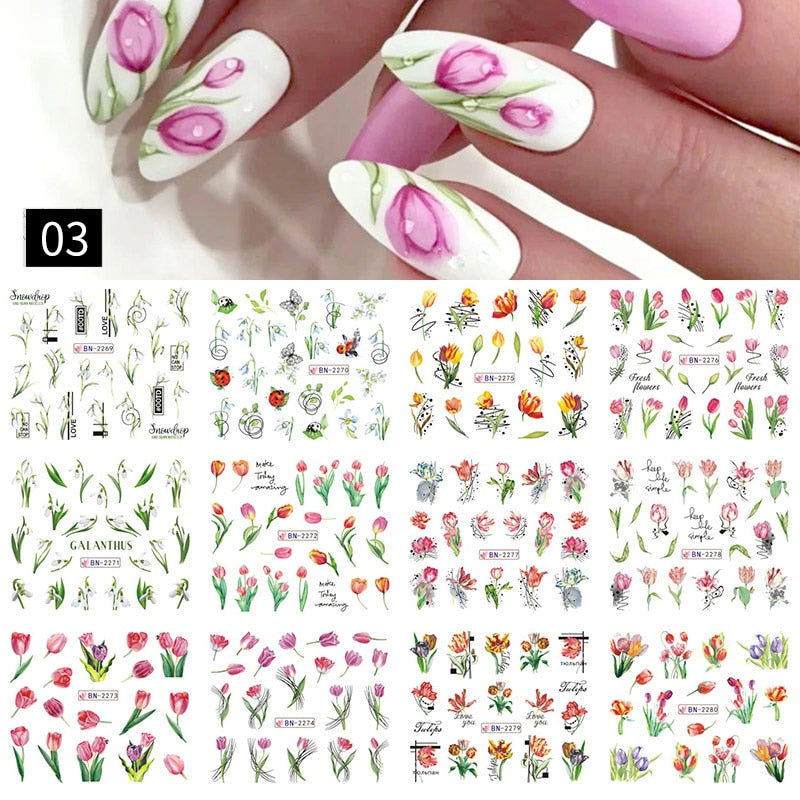 Colorful Nail Stickers