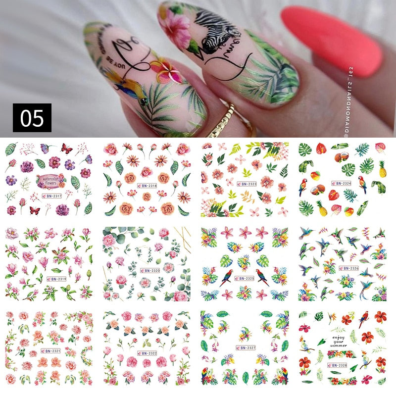 Colorful Nail Stickers