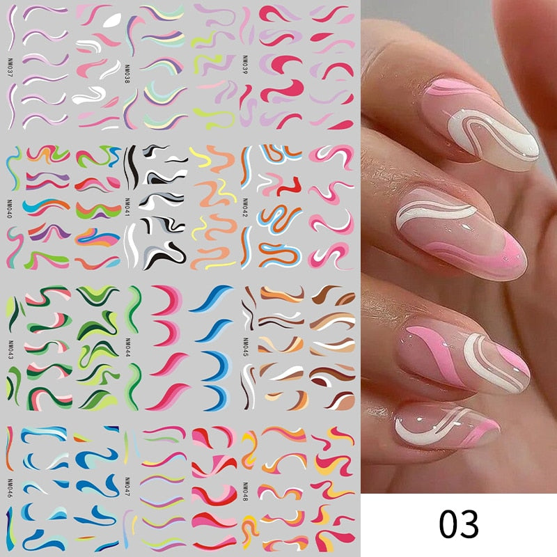 Colorful Nail Stickers