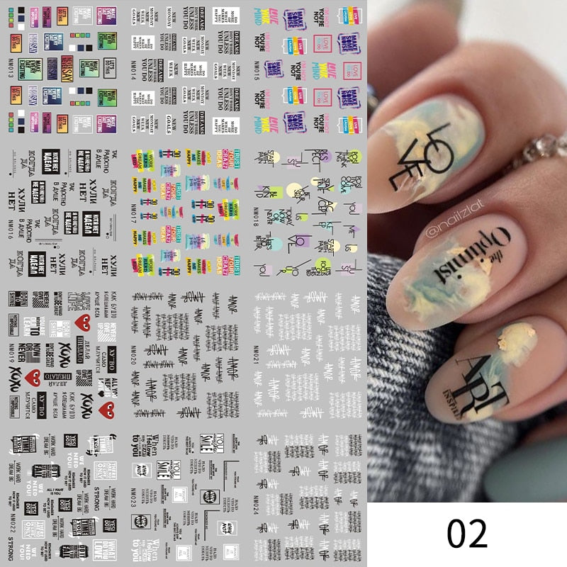 Colorful Nail Stickers