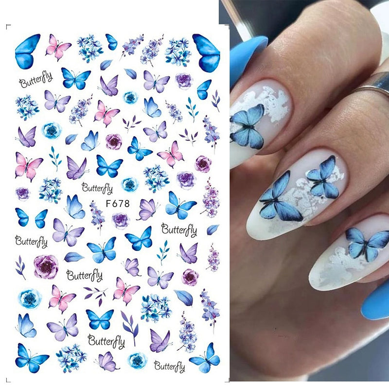 Easter Bunny Nail Stickers Cute Cartoon