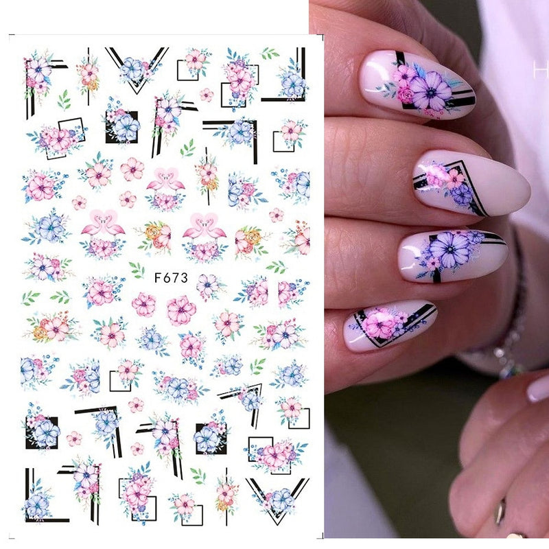 Easter Bunny Nail Stickers Cute Cartoon